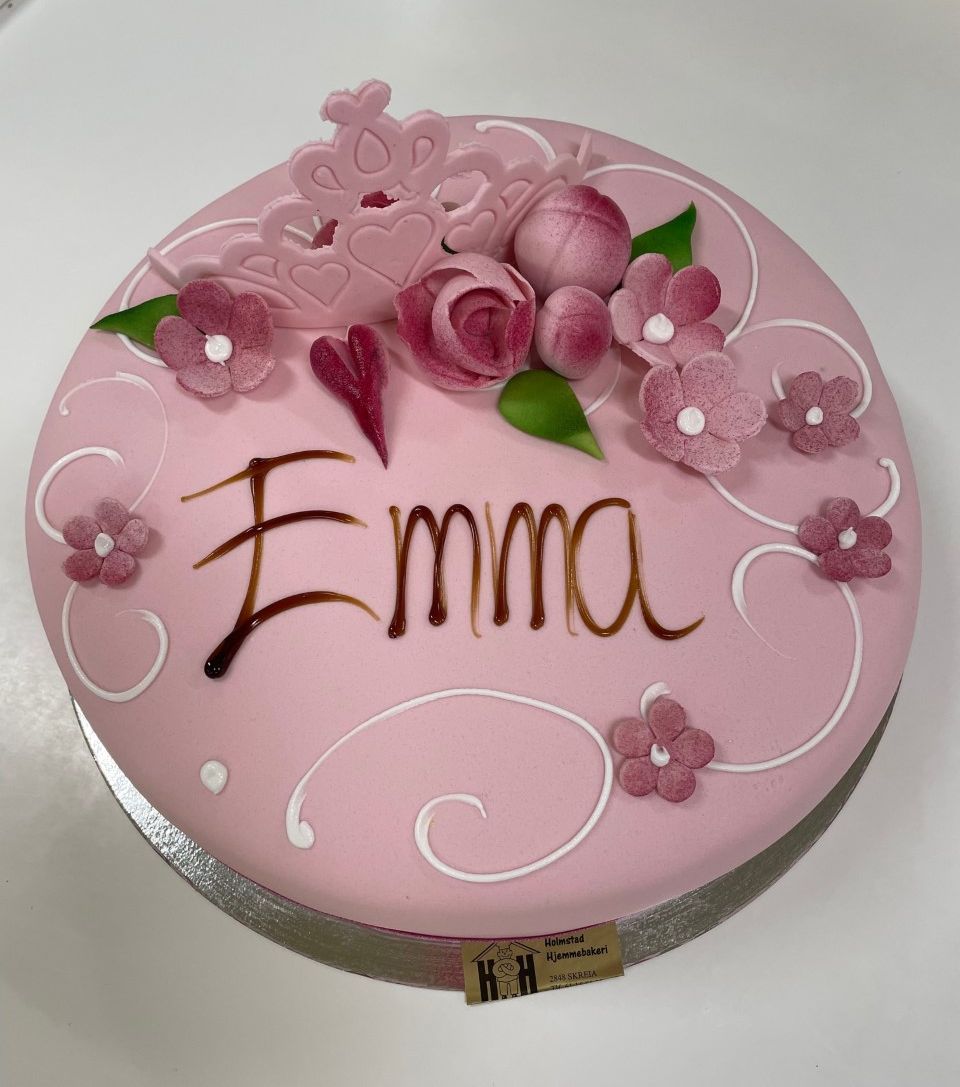S78) Rosa med prinsessekrone