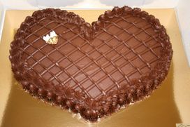 S37) Sjokoladekakehjerte